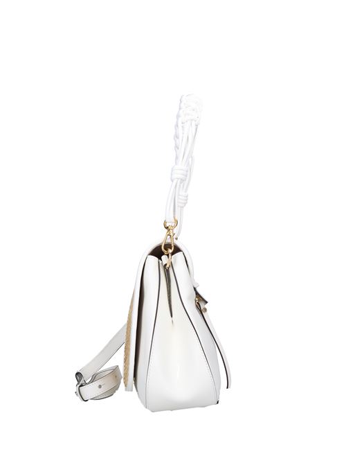 Tracolla Helena Round in pelle e rafia GIANNI CHIARINI | BA0042BEIGE